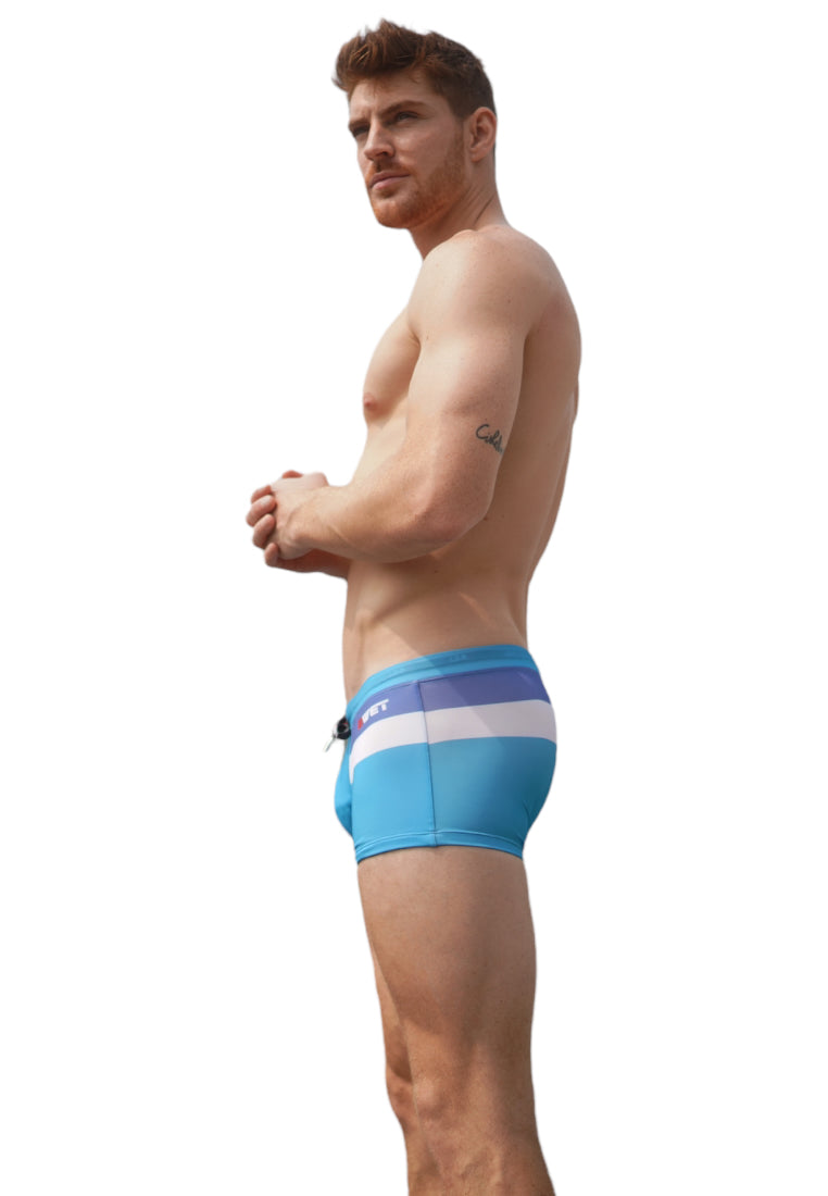 Quick Dry UV Protection Perfect Fit Turquoise Beach Trunks Rooftop