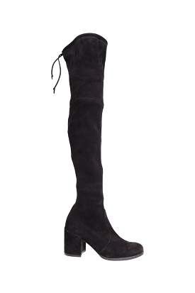 Stuart Weitzman Black Suede Knee High Boots Size 36