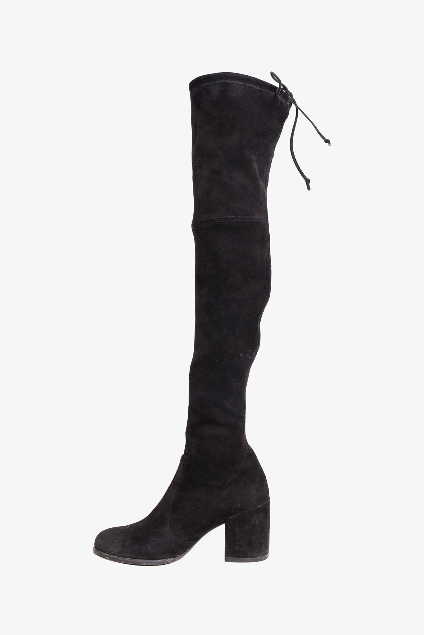 Stuart Weitzman Black Suede Knee High Boots Size 36