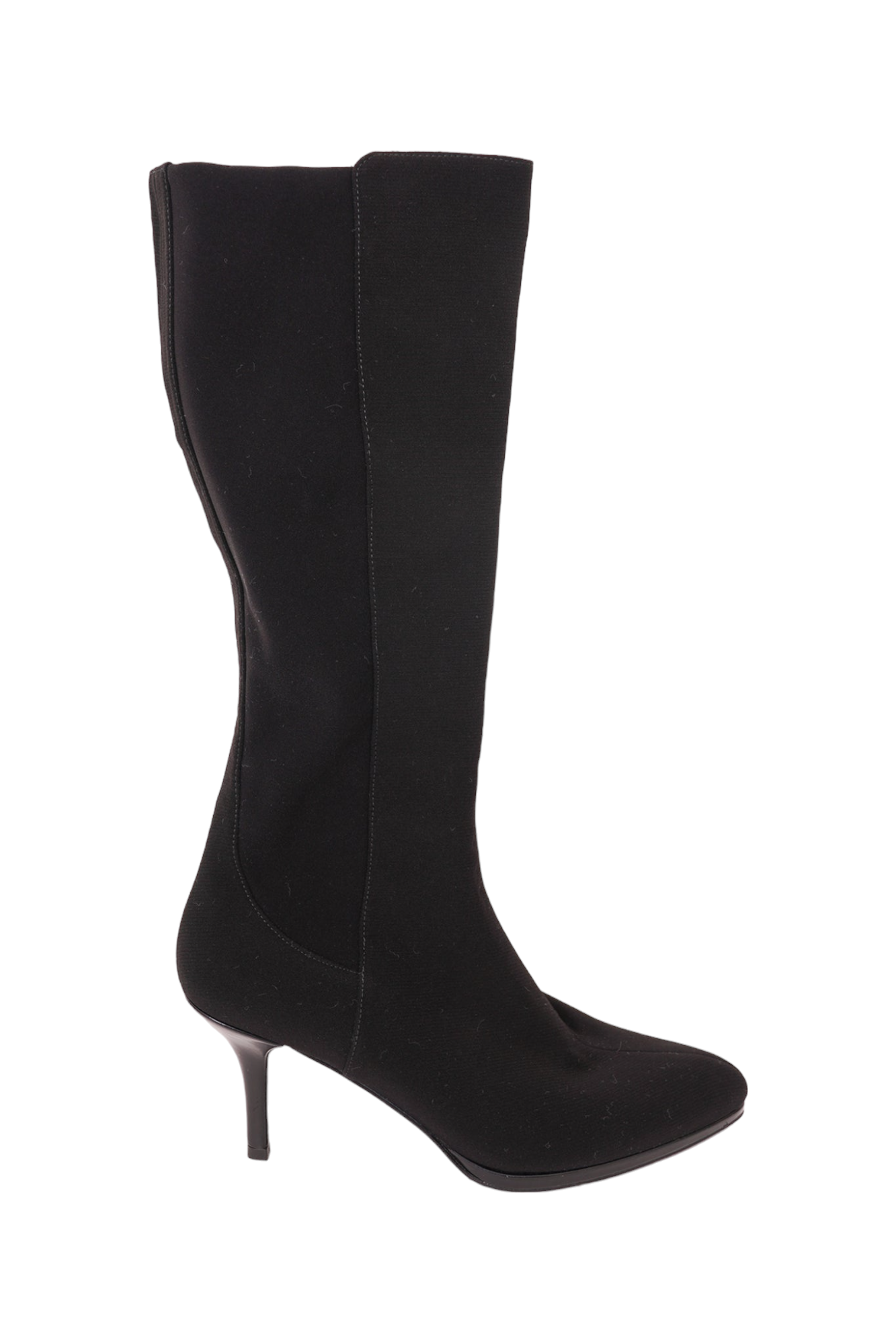 Stuart Weitzman Black Tech Heeled Boots Size 10