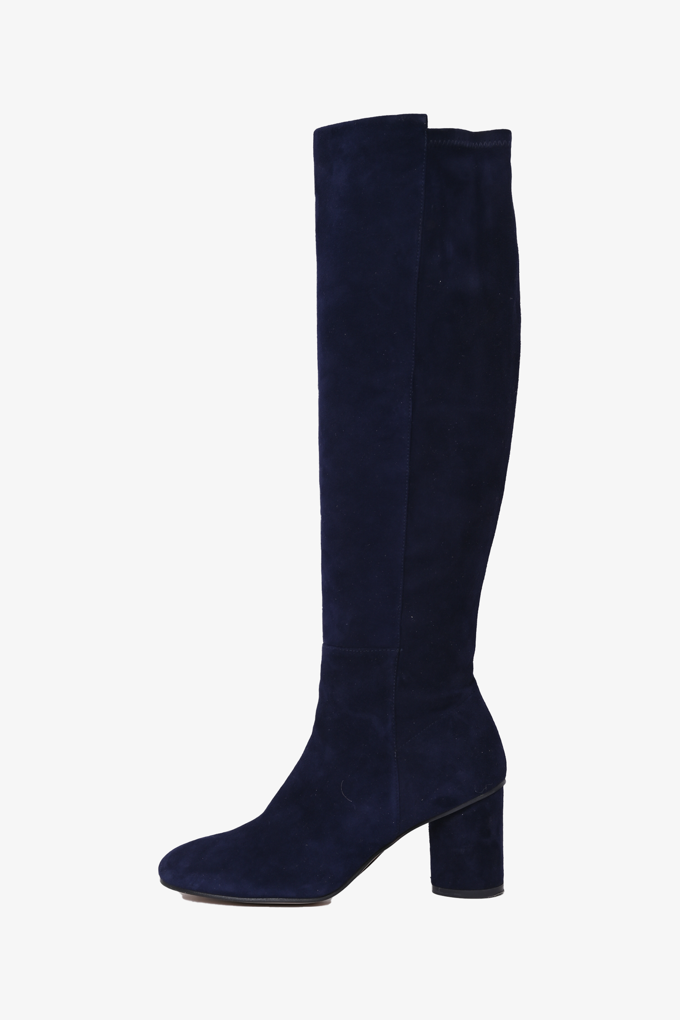 Stuart Weitzman Blue Suede Knee High Boots Size 7