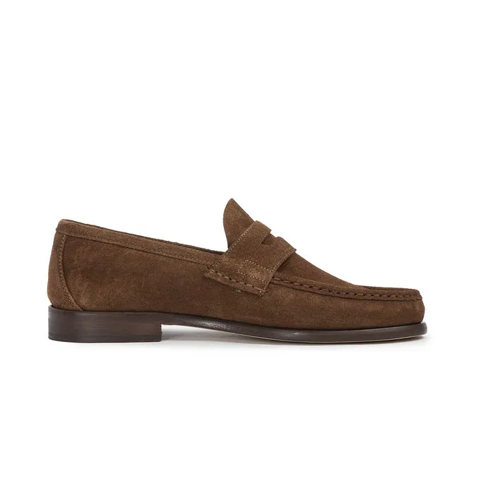 SUEDE LEATHER MOCCASIN Man Snuff