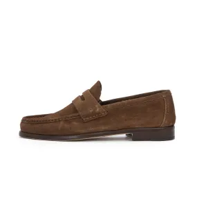 SUEDE LEATHER MOCCASIN Man Snuff