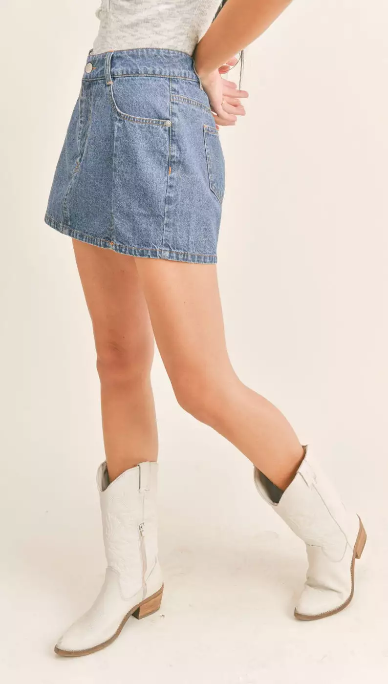 Teresa Denim Mini Skirt