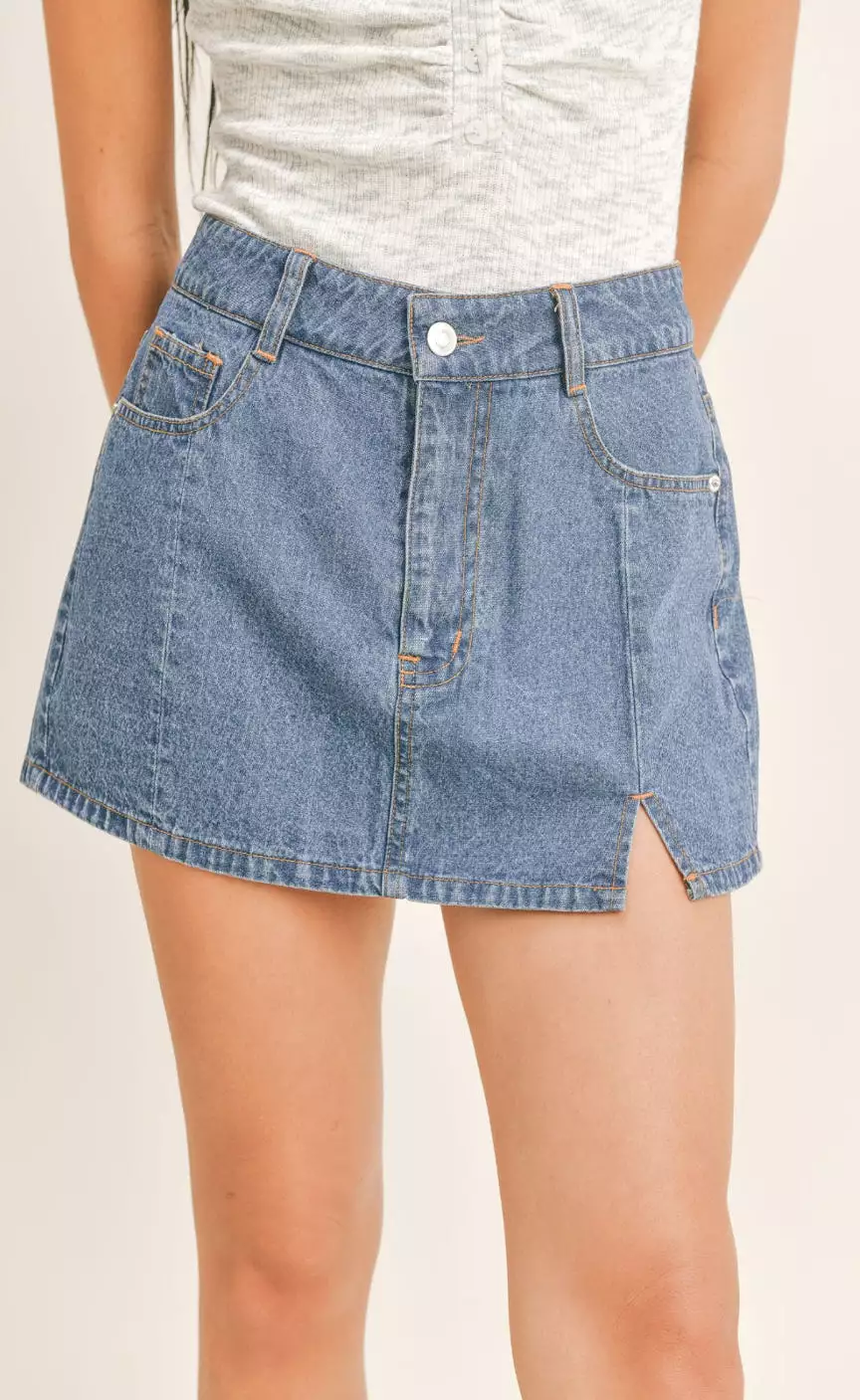 Teresa Denim Mini Skirt