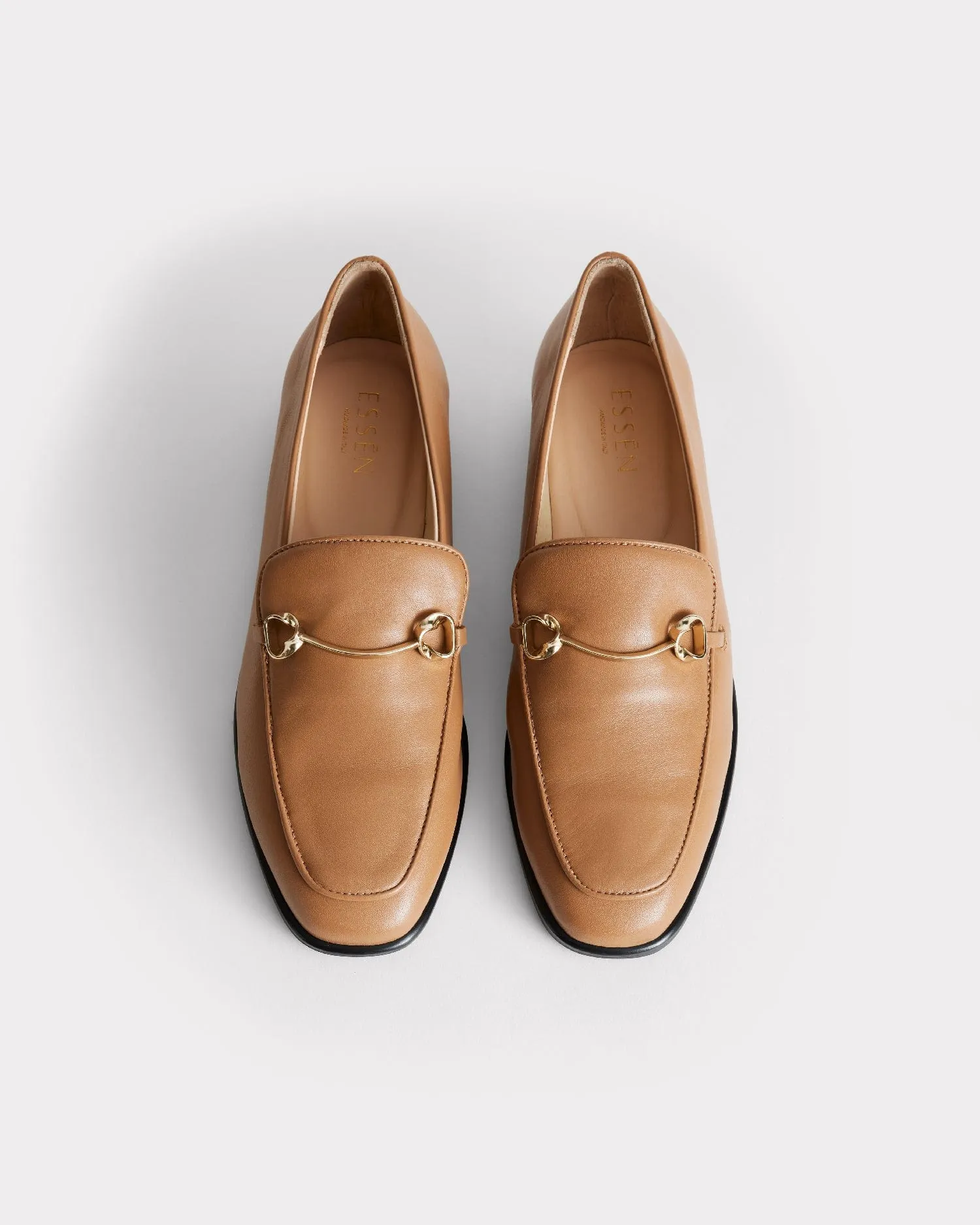 The Modern Moccasin - Tan with hardware