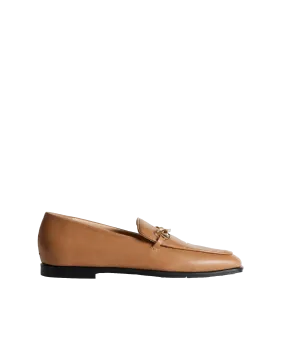 The Modern Moccasin - Tan with hardware