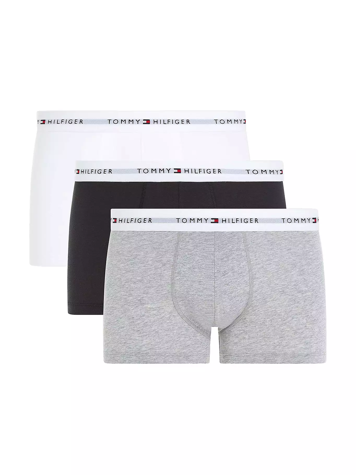 Tommy Hilfiger Mens 'Essential' Repeat Logo Boxer Trunks (3-Pack)