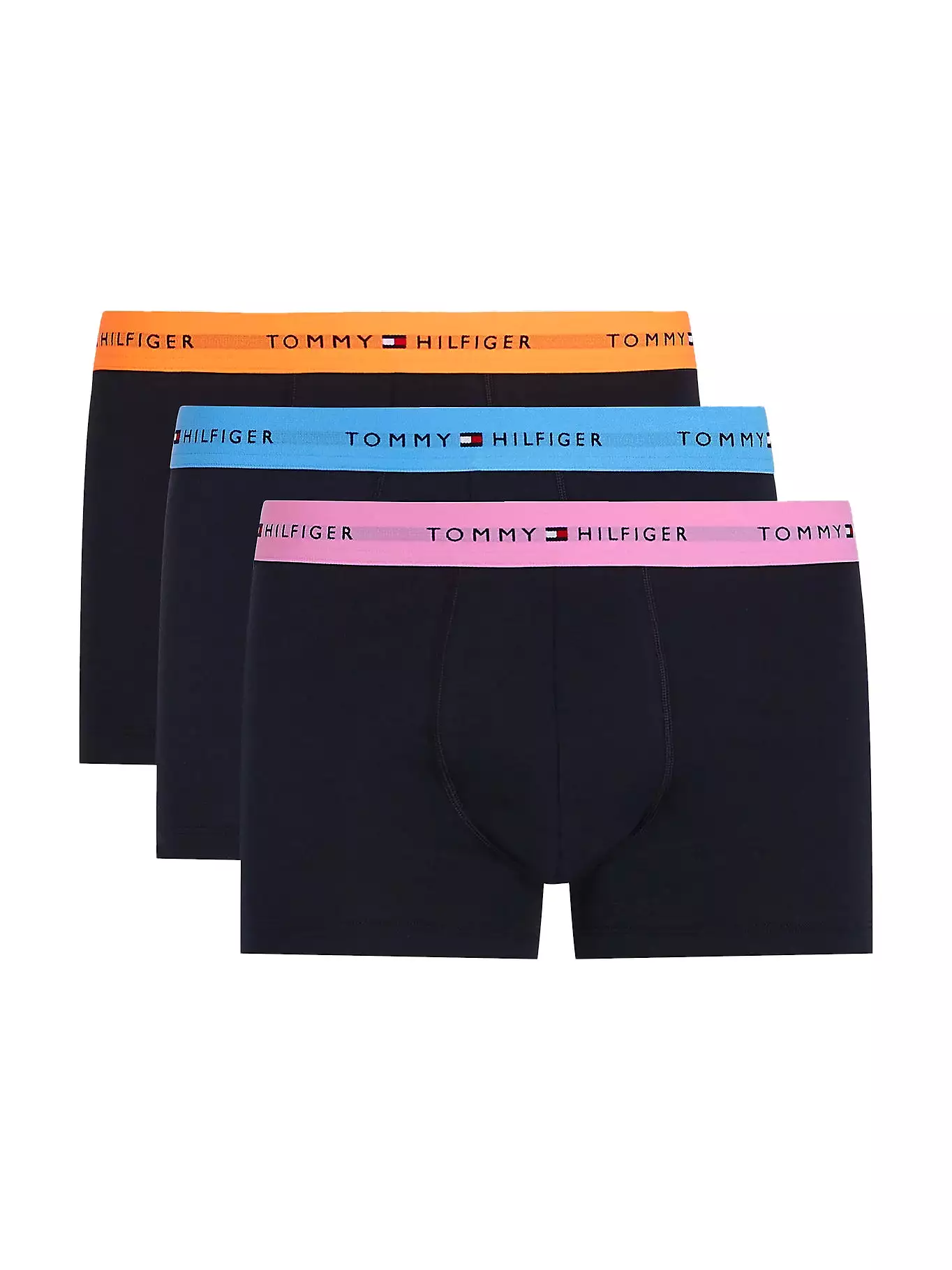 Tommy Hilfiger Mens 'Essential' Repest Logo Boxer Trunks (3-Pack)