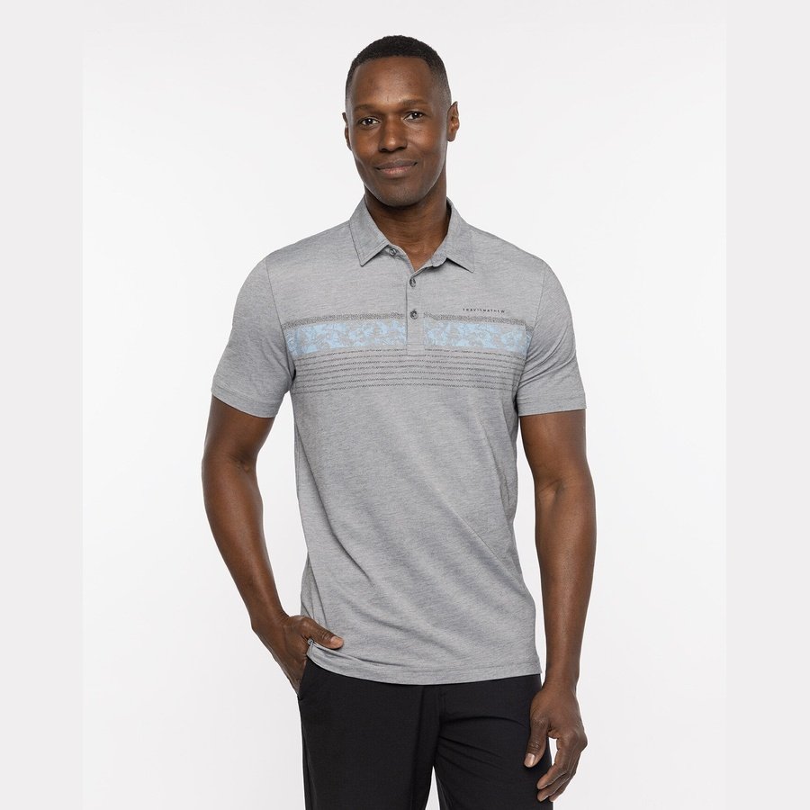 Travis Mathew Underwater Museum Polo - Grey