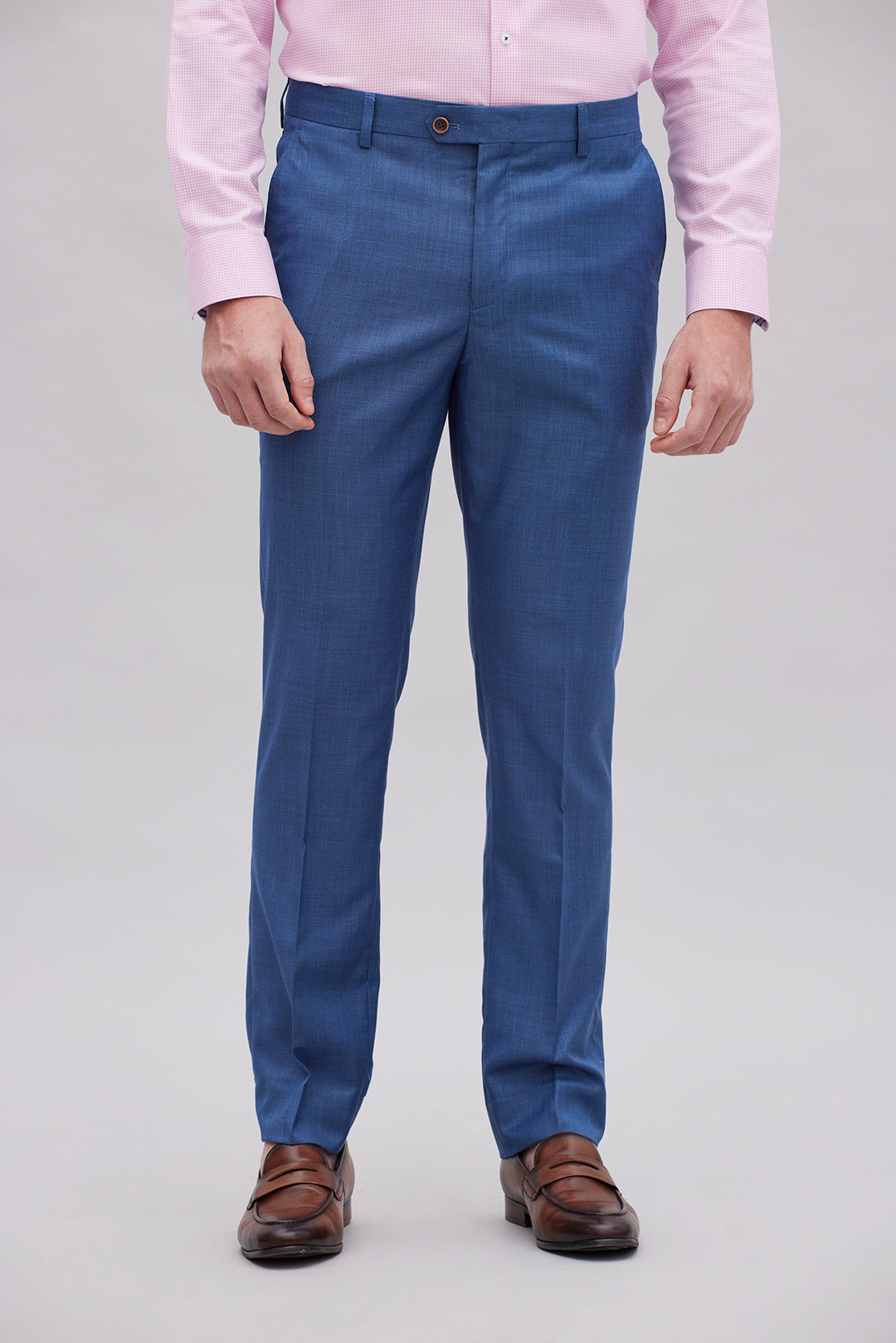 Tsumugi Petrol Blue Suit Pants