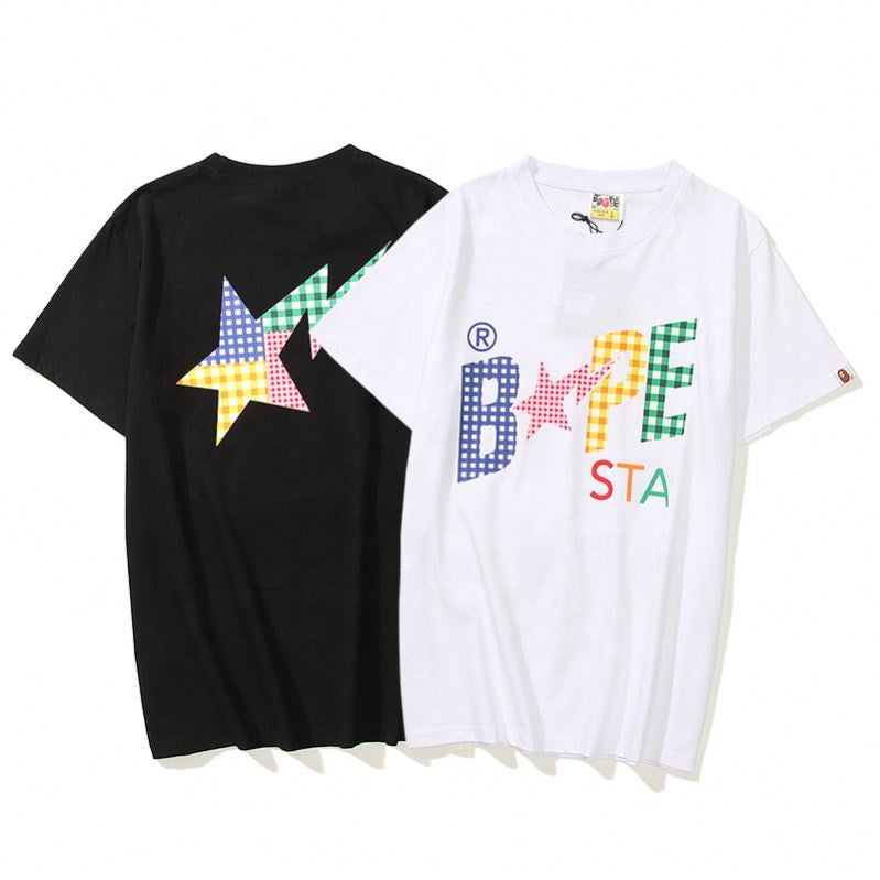 Unisex Casual BapeSta T-shirt