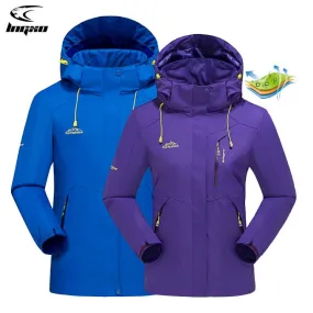 Veste de randonnée imperméable & coupe 3D tridimensionnelle pour femme 770g LNGXO - Ksk Sport