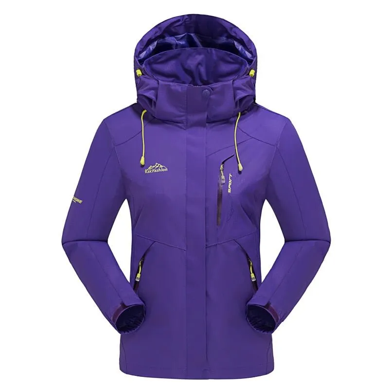 Veste de randonnée imperméable & coupe 3D tridimensionnelle pour femme 770g LNGXO - Ksk Sport