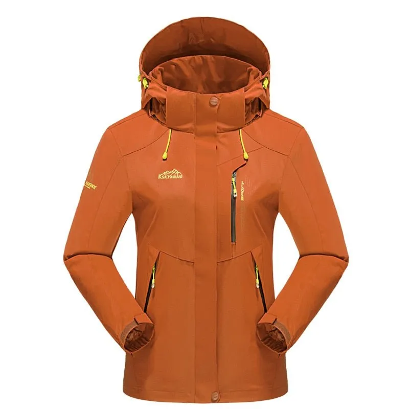 Veste de randonnée imperméable & coupe 3D tridimensionnelle pour femme 770g LNGXO - Ksk Sport