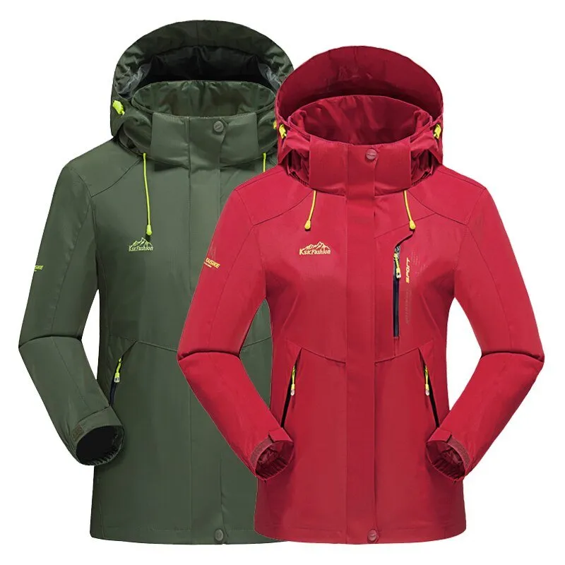 Veste de randonnée imperméable & coupe 3D tridimensionnelle pour femme 770g LNGXO - Ksk Sport