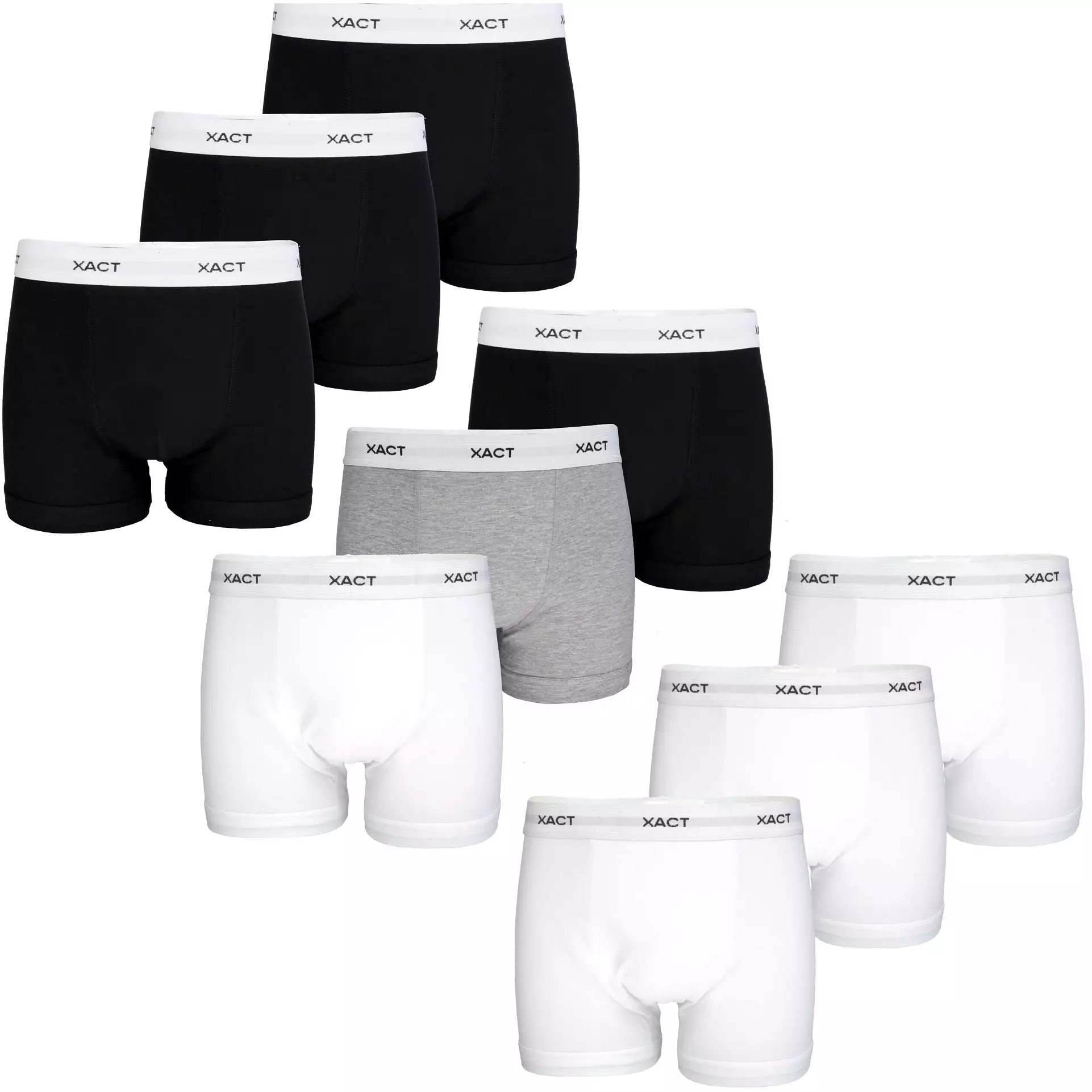 Xact Mens Cotton Stretch Boxer Shorts/ Trunks (3 Pack)