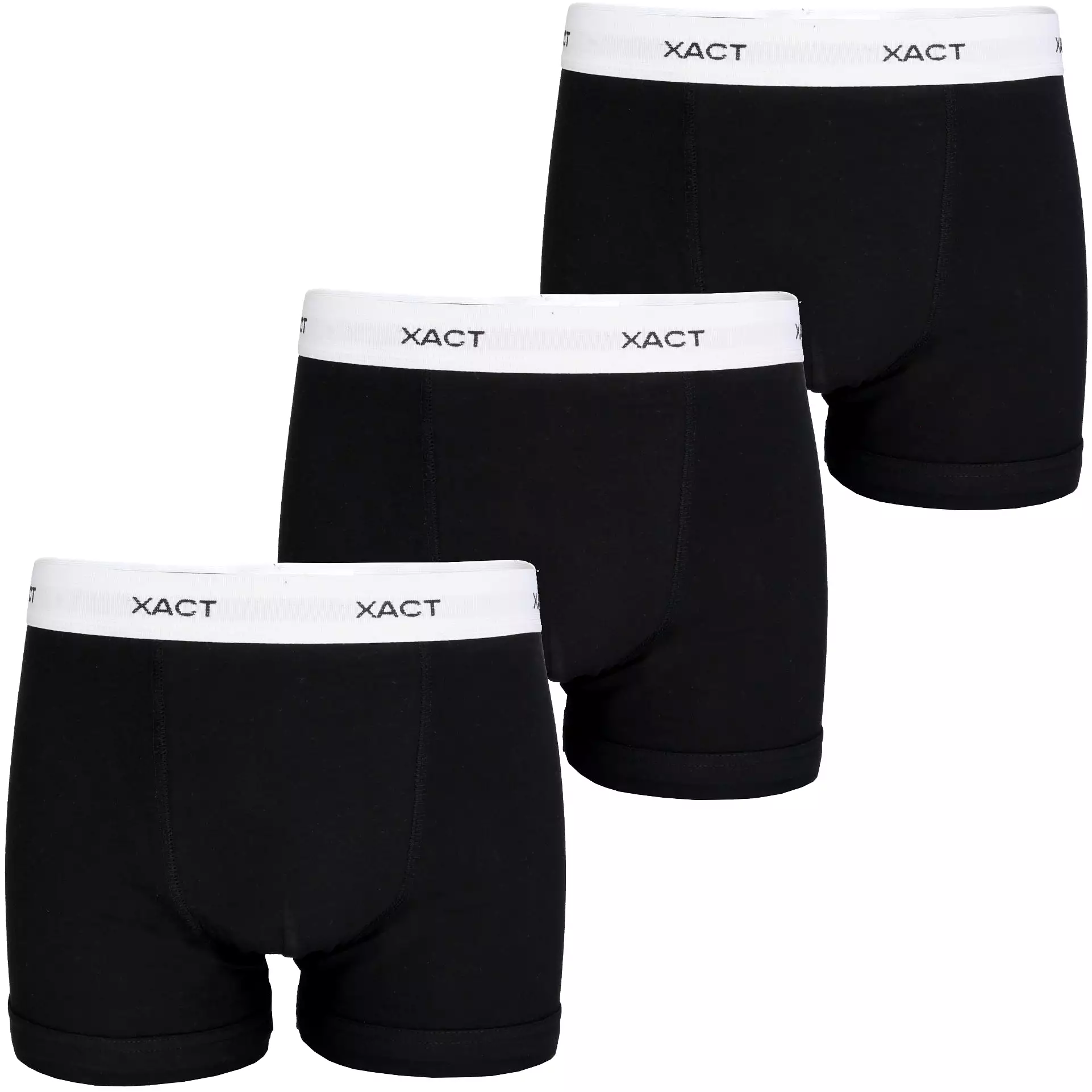 Xact Mens Cotton Stretch Boxer Shorts/ Trunks (3 Pack)