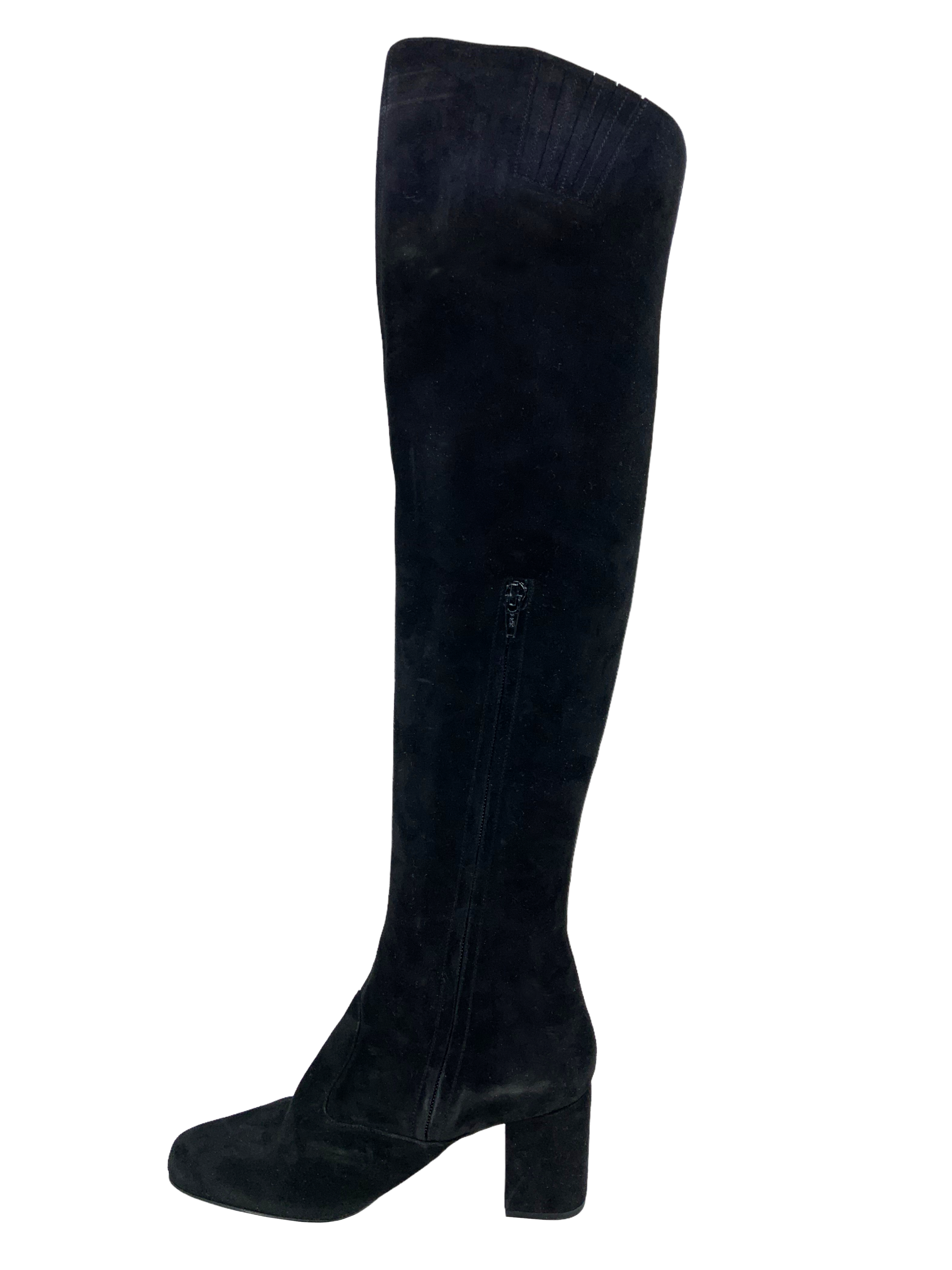 Yves Saint Laurent Suede Tall Boots Size 6